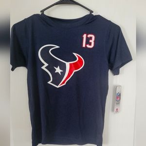 Houston Texans boys NFL Officially licensed short sleeve tee small (6-7) NWT